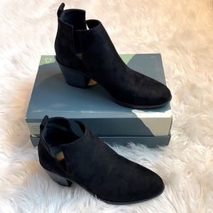 Black Suede Booties